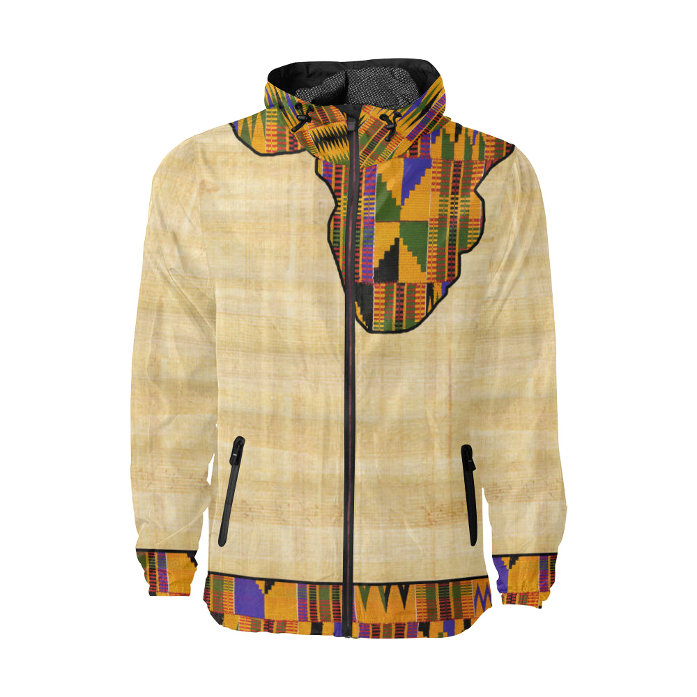 NILE VALLEY KENTE OG All Over Print Windbreaker for Unisex