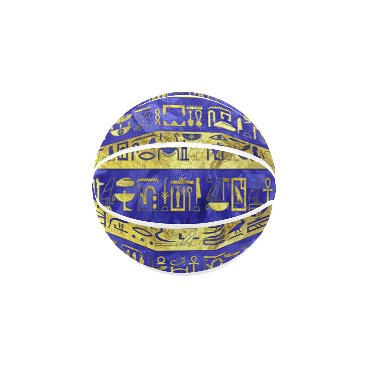 HIEROGLYPH GOLDEN BLUE All Over Print Basketball
