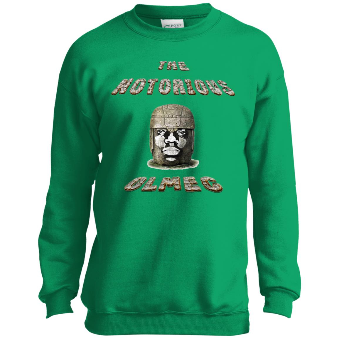 The Notorious Olmec Youth Crewneck Sweatshirt