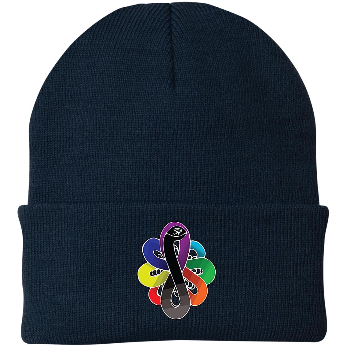 Chackra Snake of creation Knit Cap