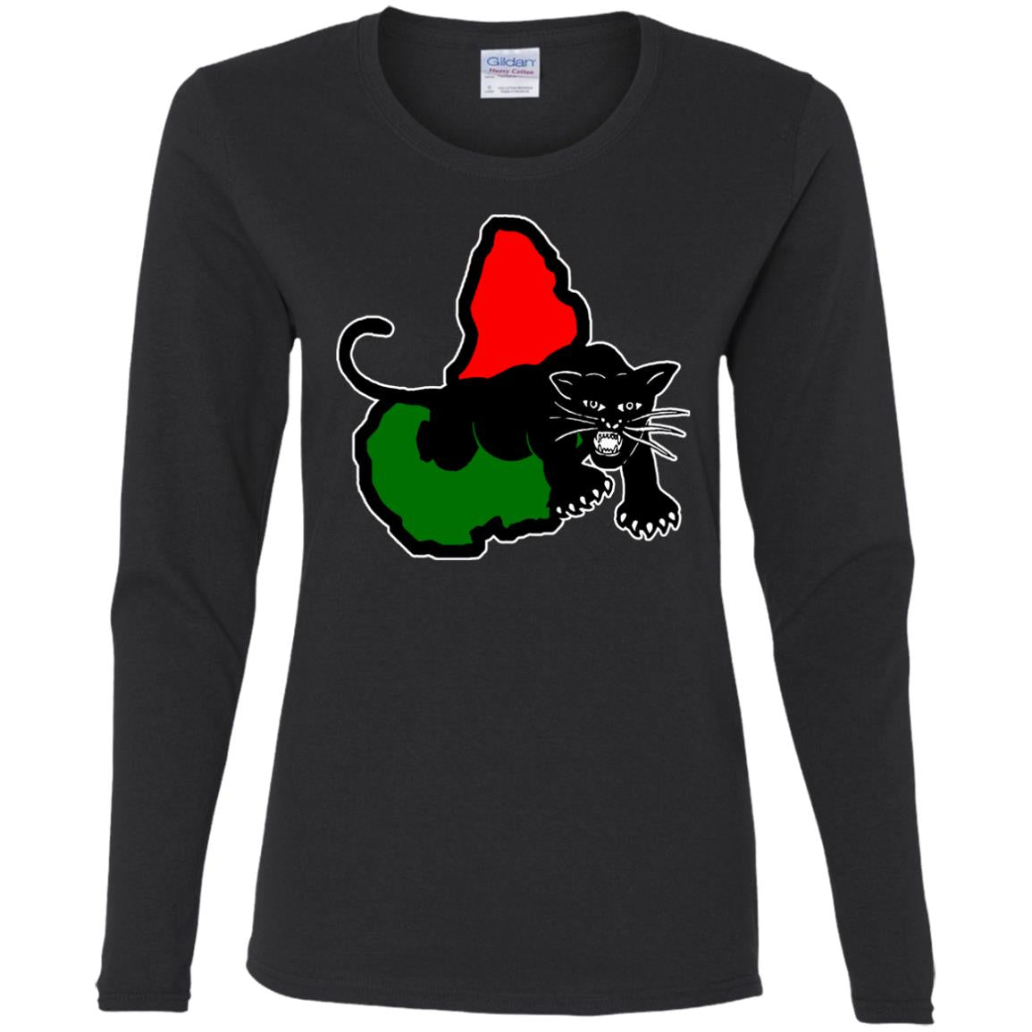 Afrika Panther RBG  Ladies' LS T-Shirt