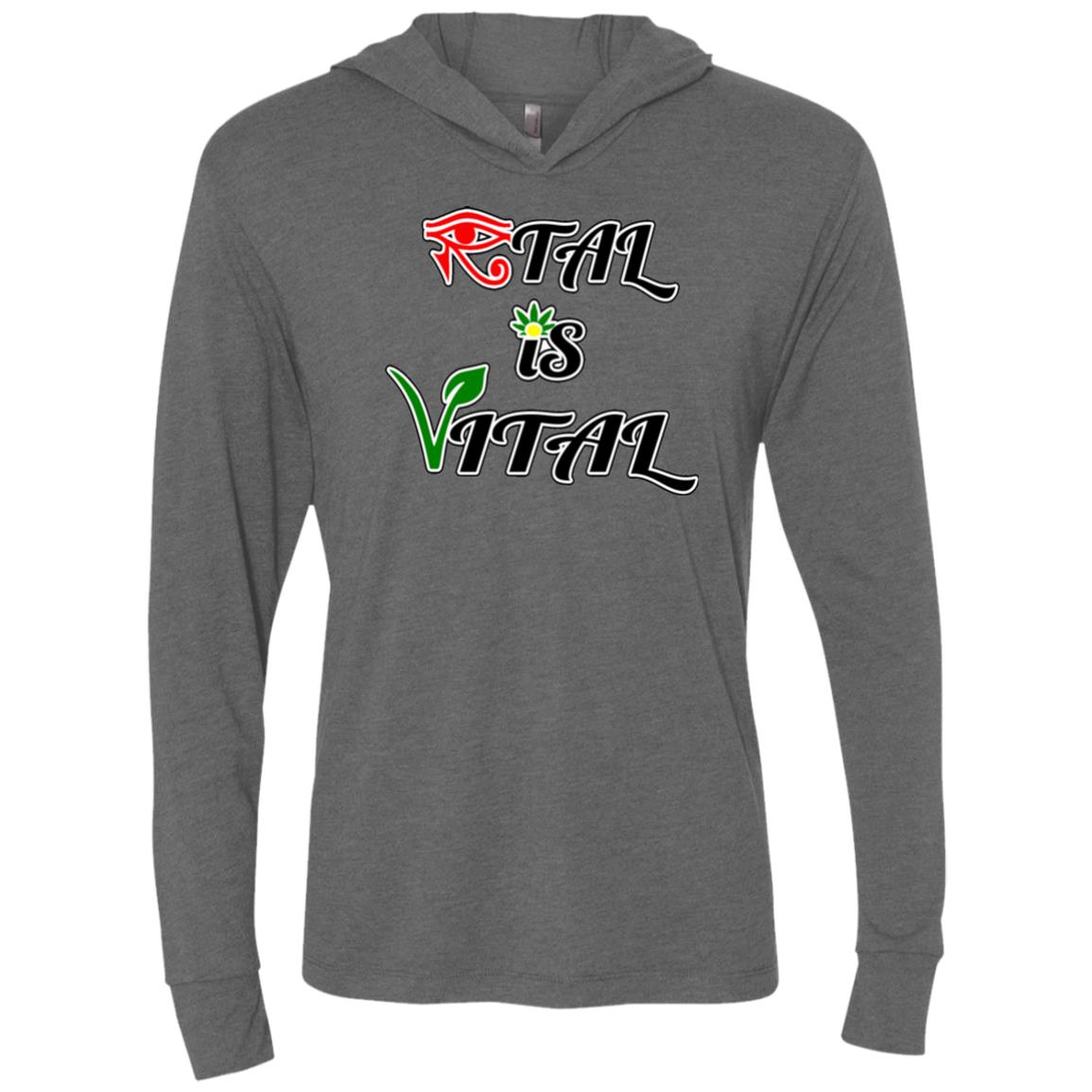 Ital Is Vital Unisex LS Hooded T-Shirt