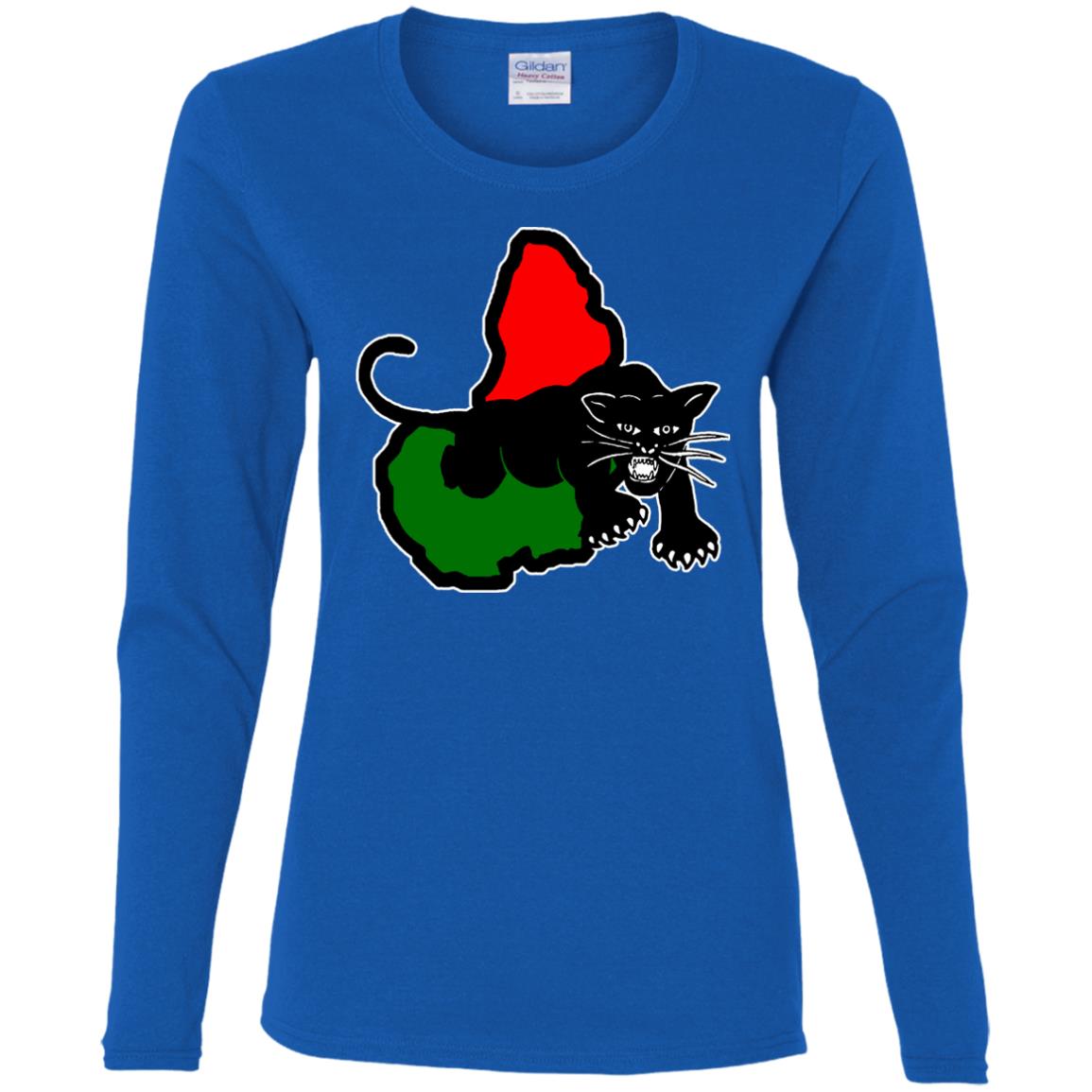 Afrika Panther RBG  Ladies' LS T-Shirt