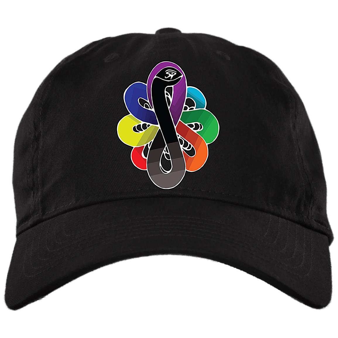 Chackra Snake of creation Brushed Twill Cap