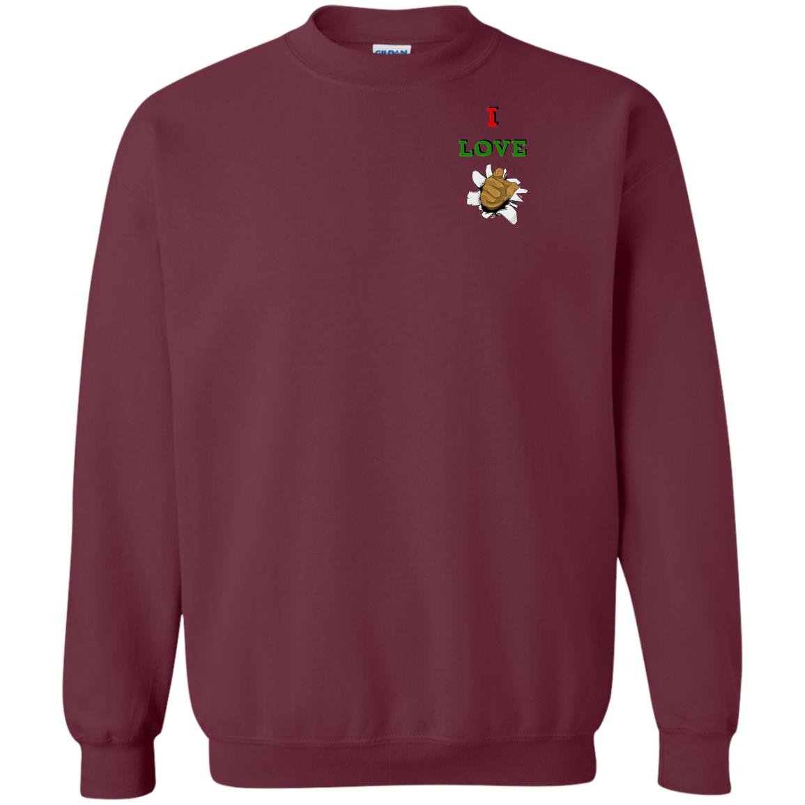 I Love You men Crewneck Pullover