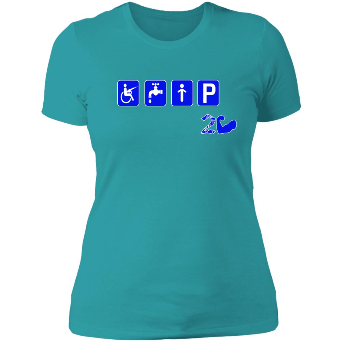 CRIP 2 HARD Ladies' T-Shirt