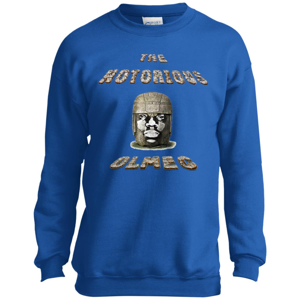 The Notorious Olmec Youth Crewneck Sweatshirt