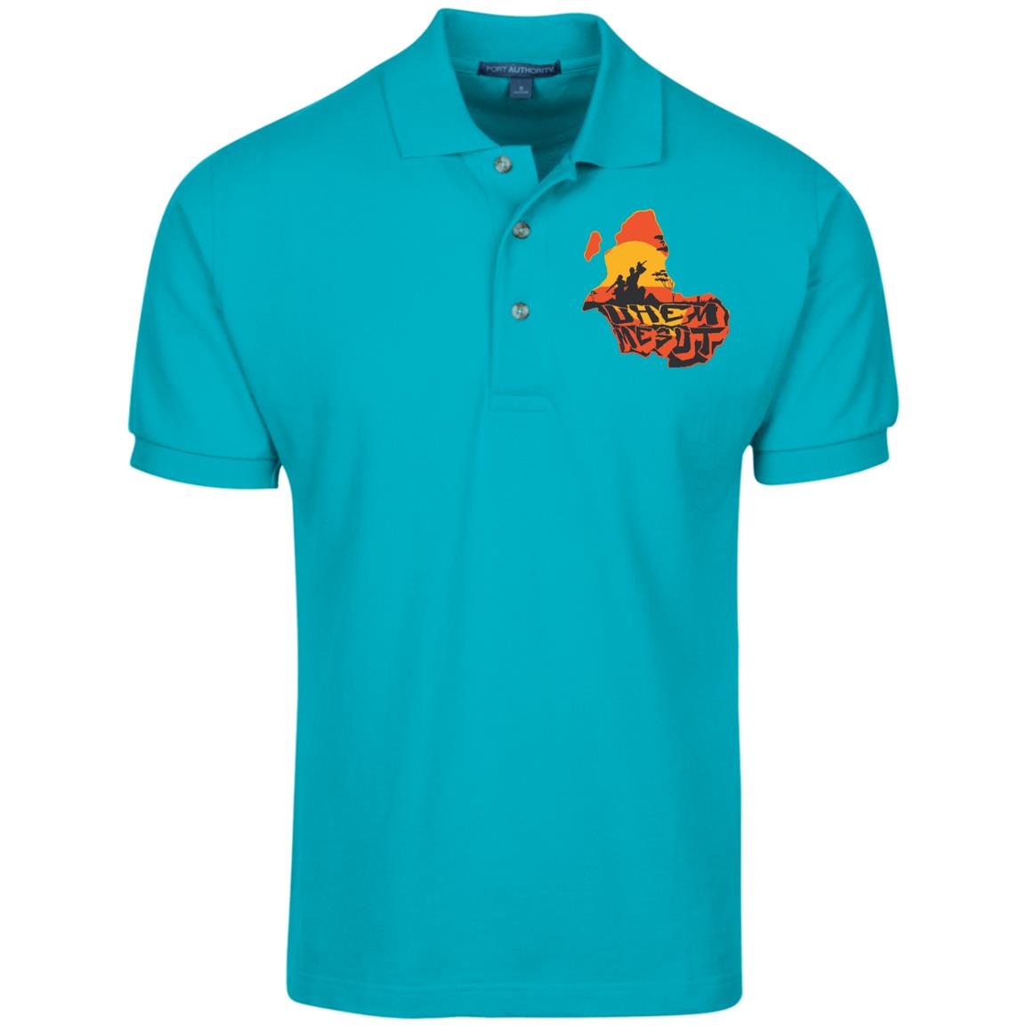Uhem Mesut Pique Knit Polo Shirt