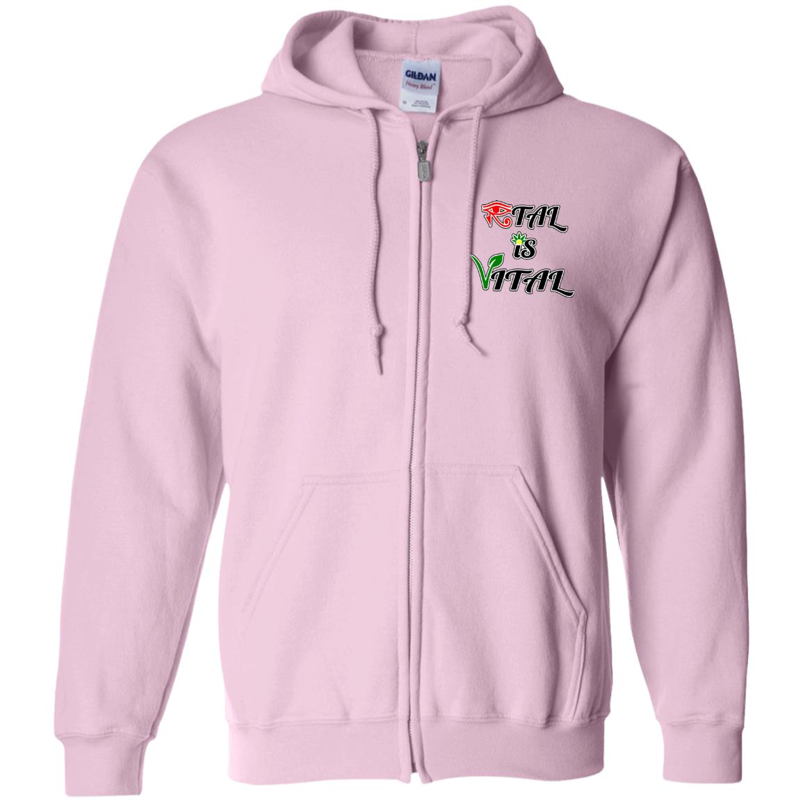 Ital Is Vital EM Zip Up Hooded Sweatshirt
