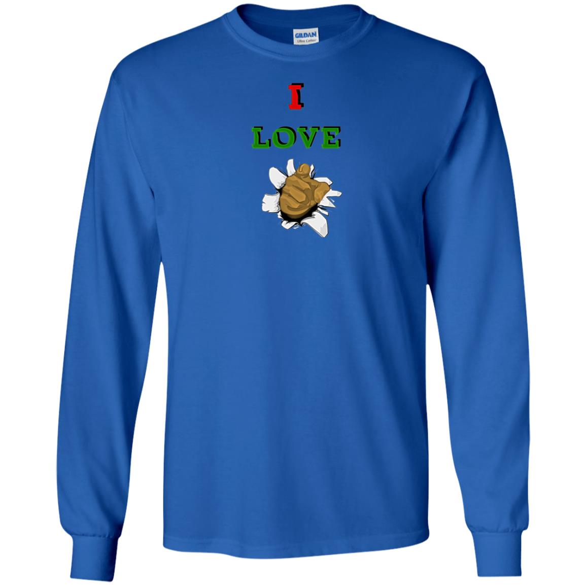 I Love You men LS T-Shirt