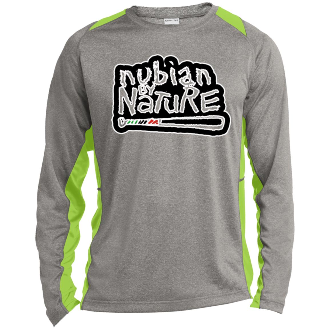 Nubian By Nature LS Sport LS Heather Poly T-Shirt