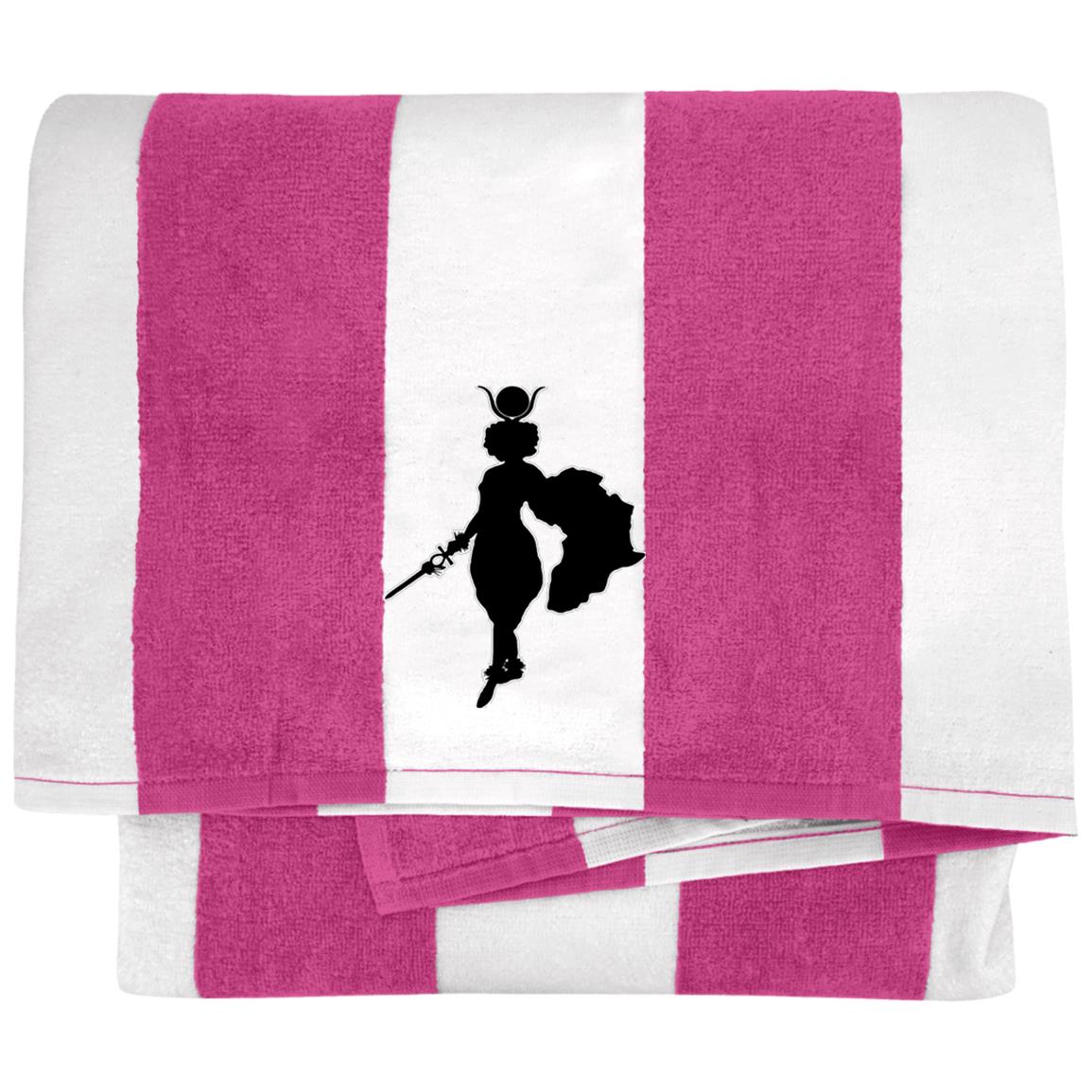 Kween Neferet EM Stripe Beach Towel