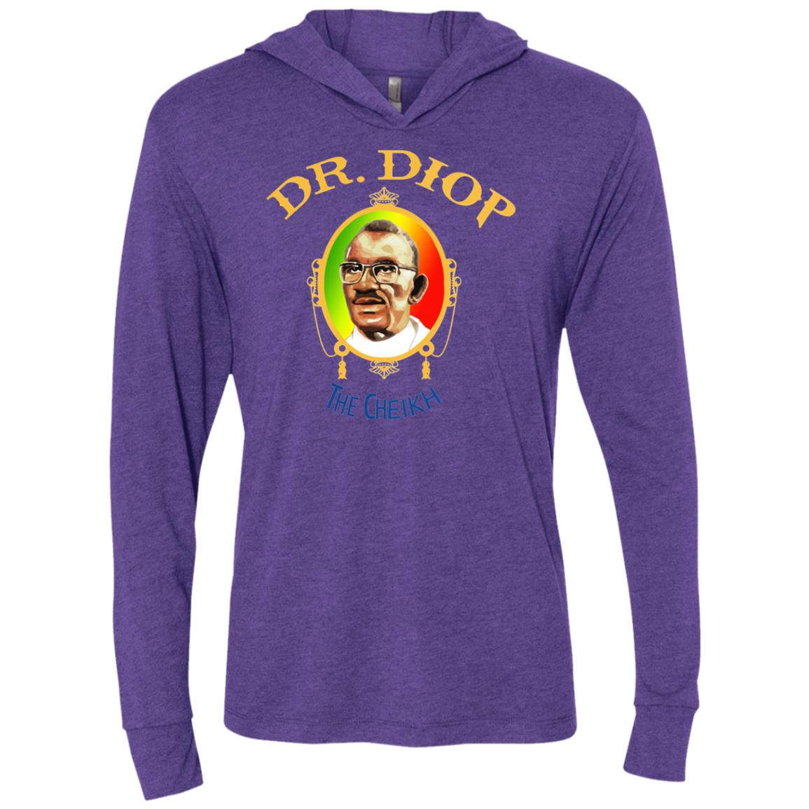 Dr.Diop Unisex Triblend LS Hooded T-Shirt