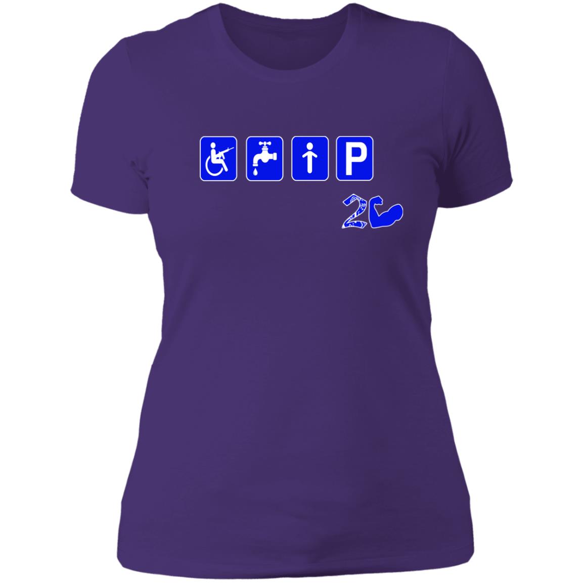 CRIP 2 HARD Ladies' T-Shirt