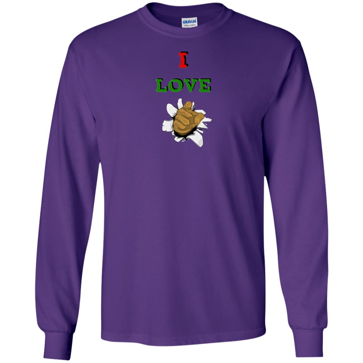 I Love You men LS T-Shirt