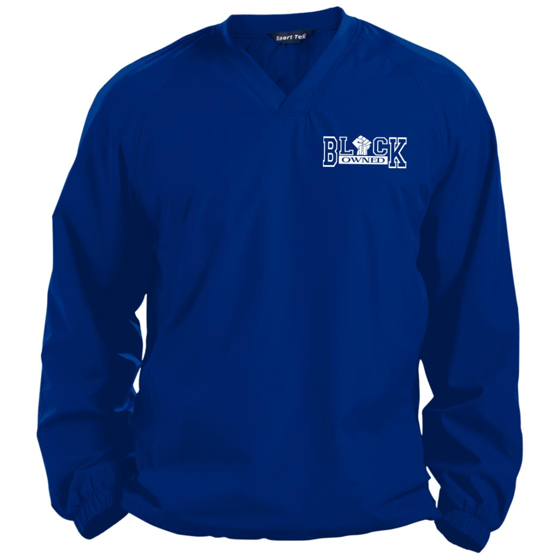 BLACK OWNED Pullover V-Neck Windshirt