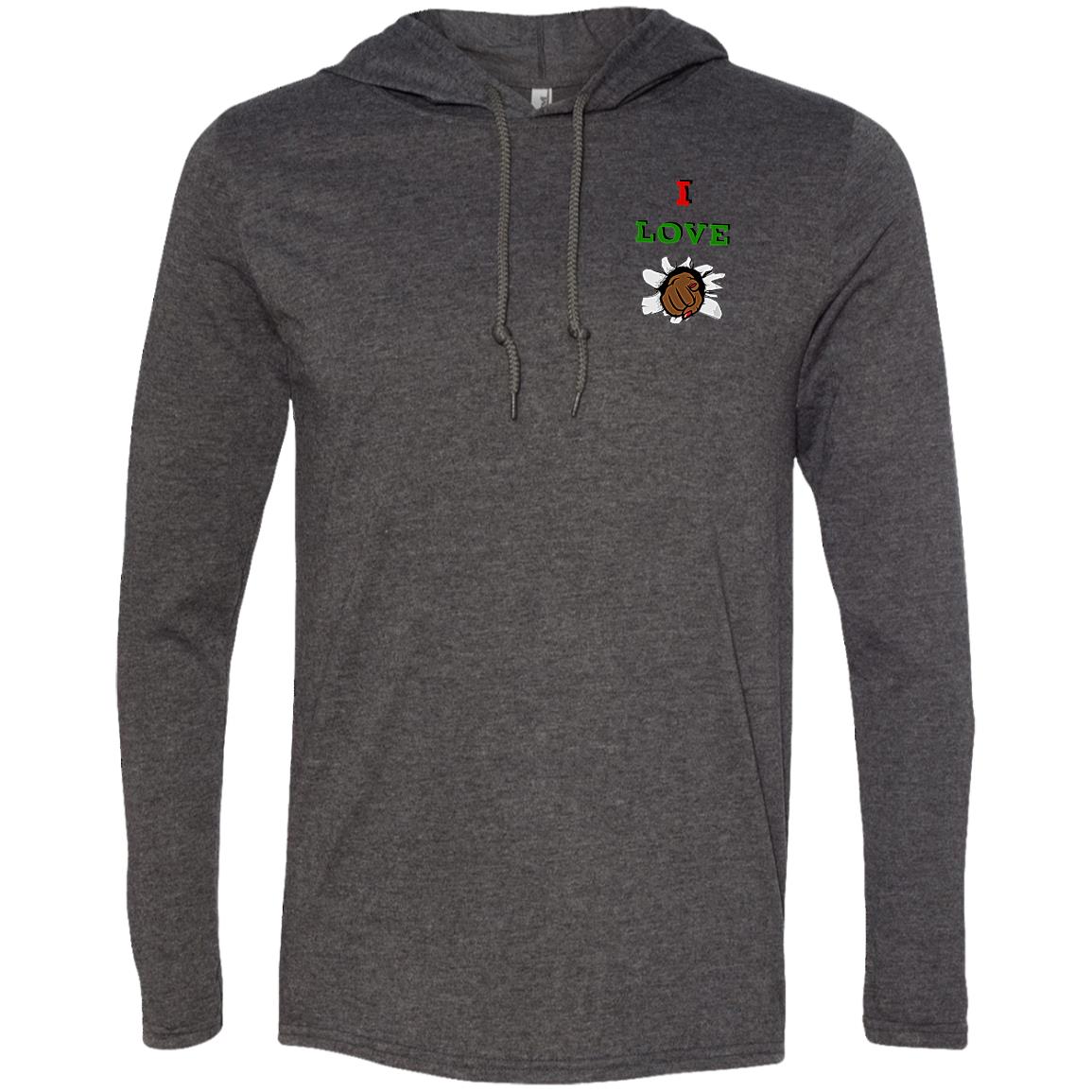 I Love You ladies LS T-Shirt Hoodie