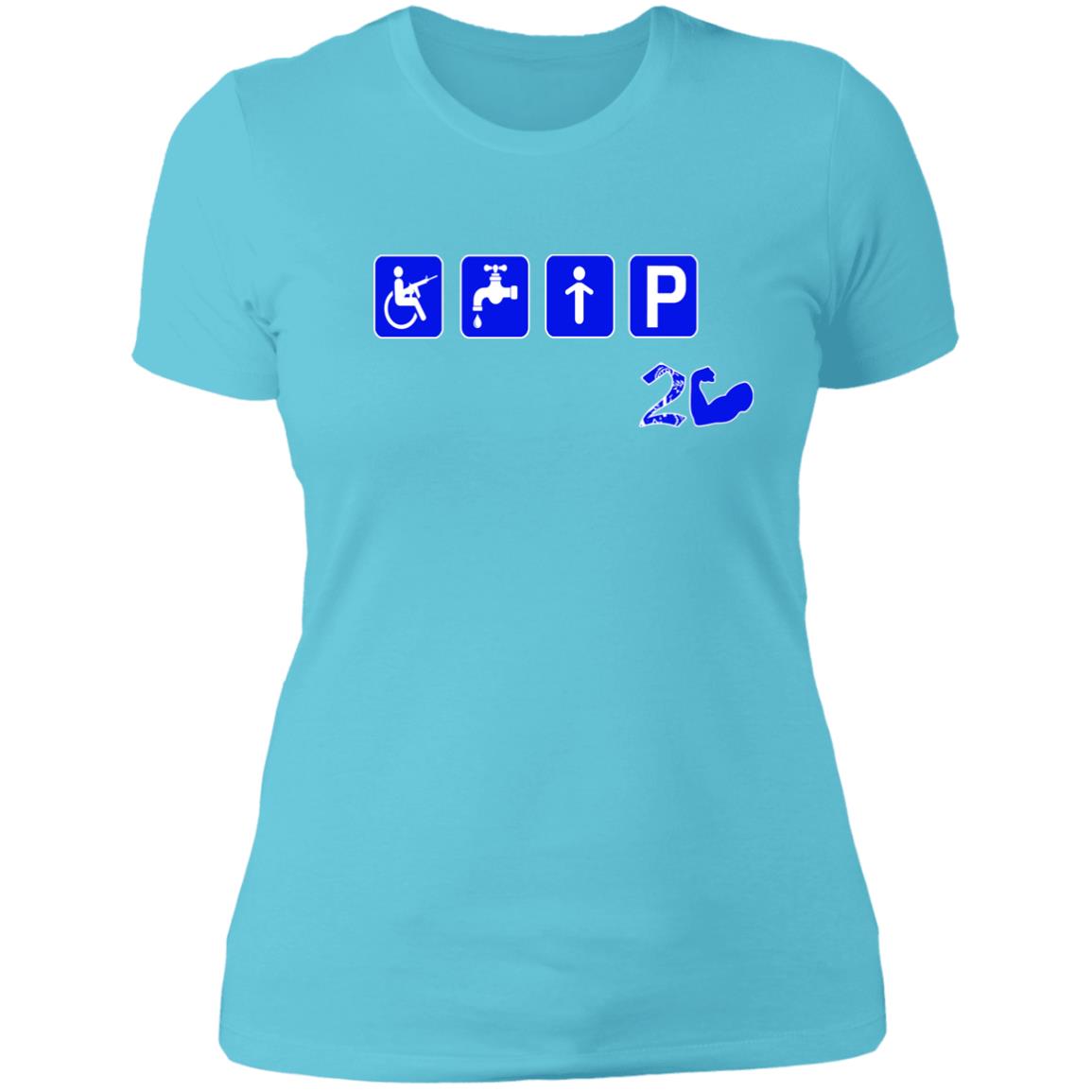 CRIP 2 HARD Ladies' T-Shirt
