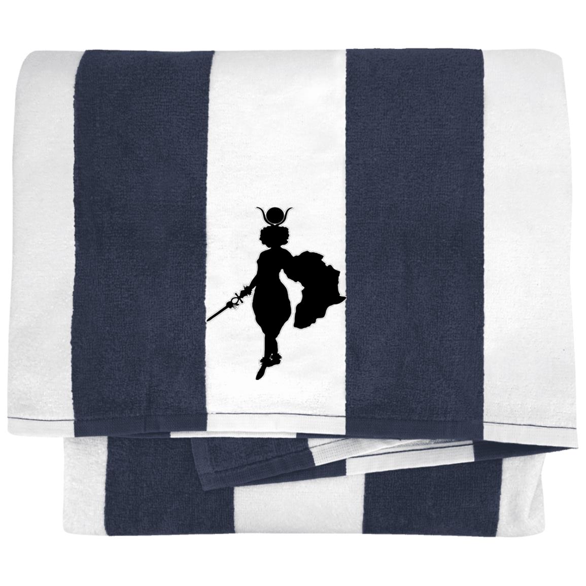 Kween Neferet EM Stripe Beach Towel