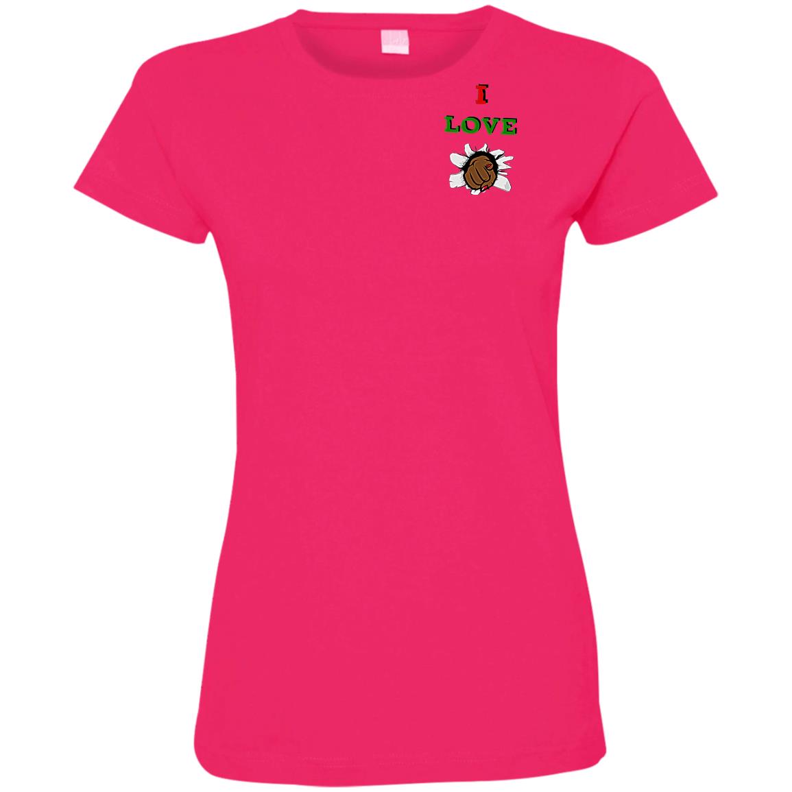 I Love You Ladies' T-Shirt