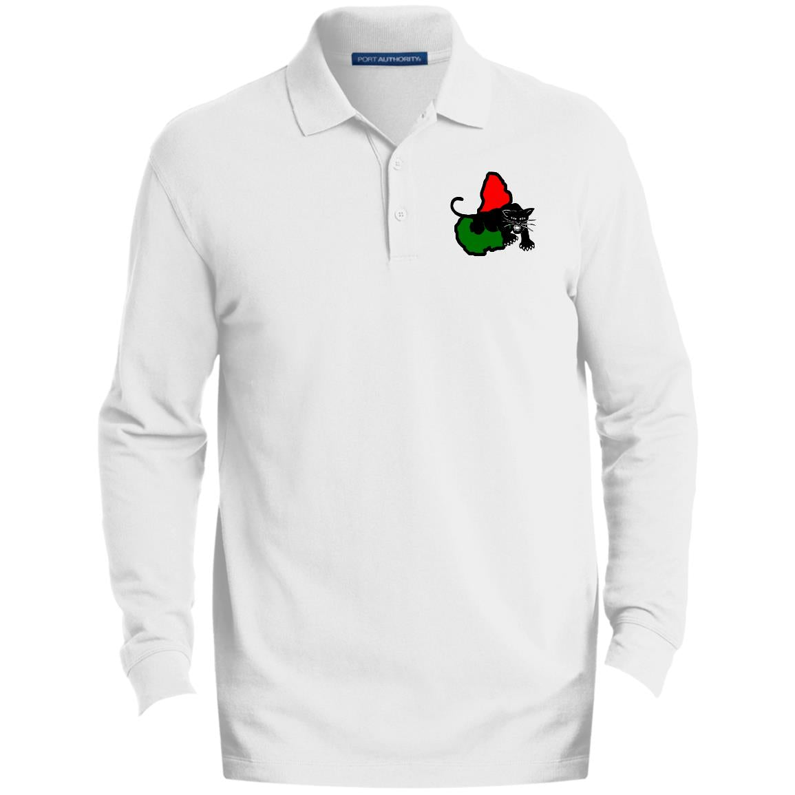 Afrika Panther RBG  Men's LS Polo