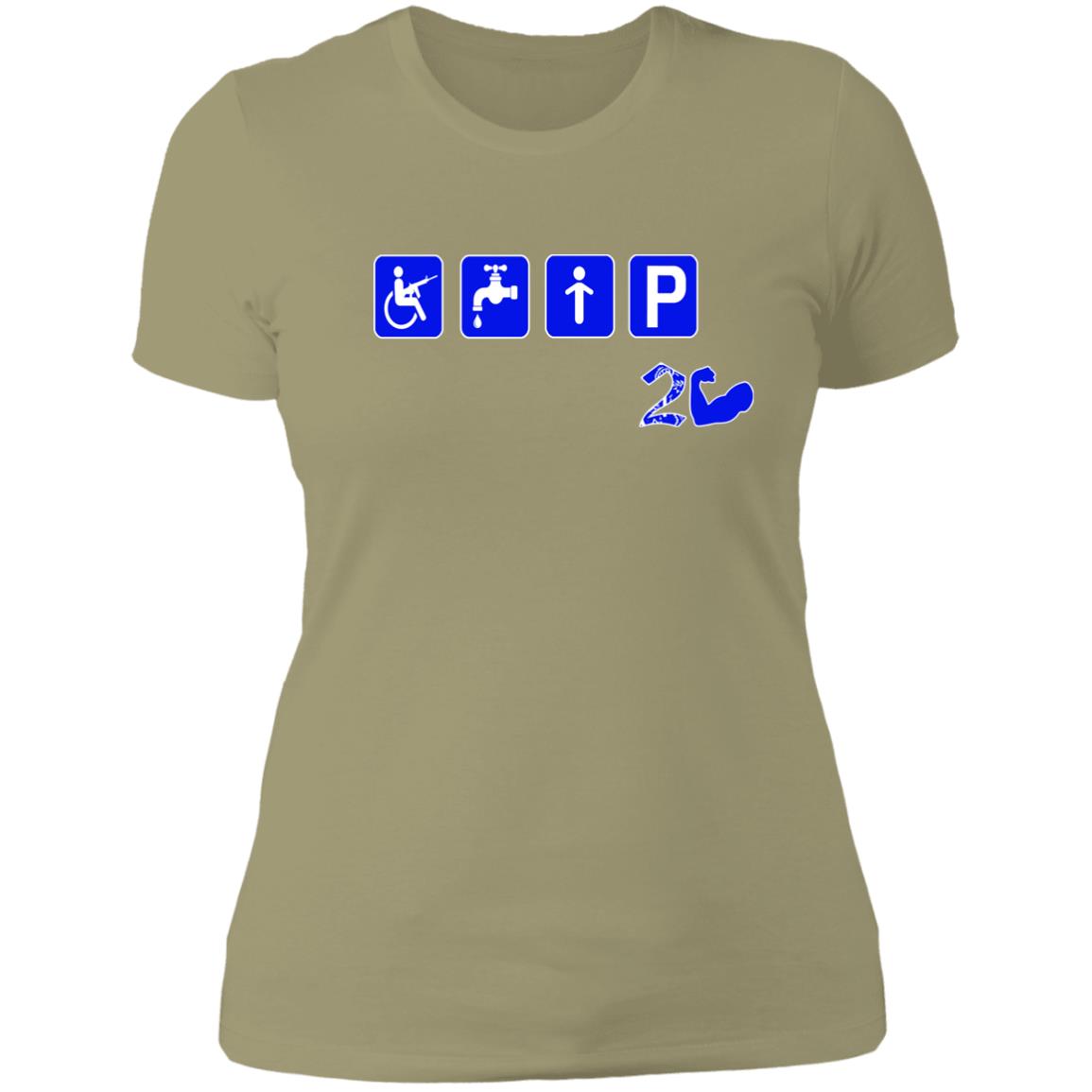 CRIP 2 HARD Ladies' T-Shirt