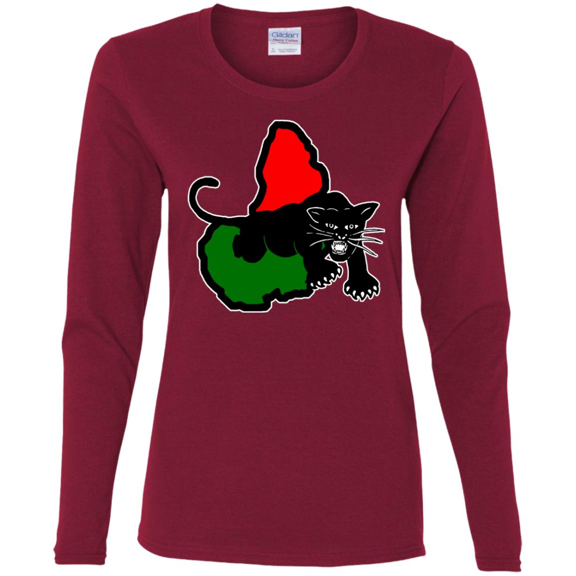 Afrika Panther RBG  Ladies' LS T-Shirt