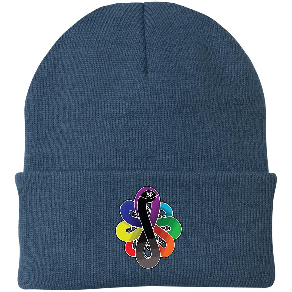 Chackra Snake of creation Knit Cap