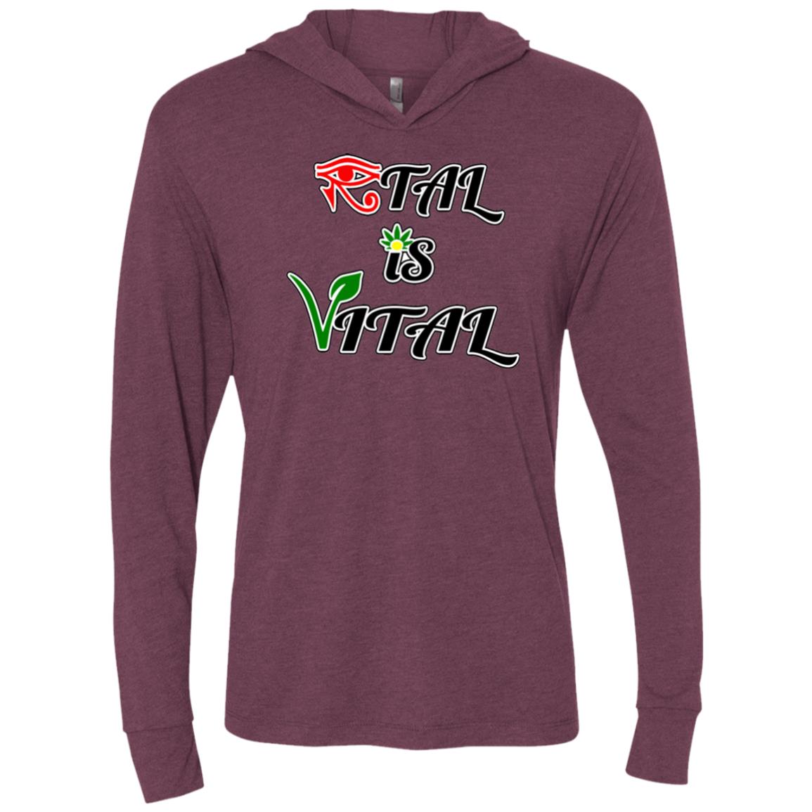Ital Is Vital Unisex LS Hooded T-Shirt