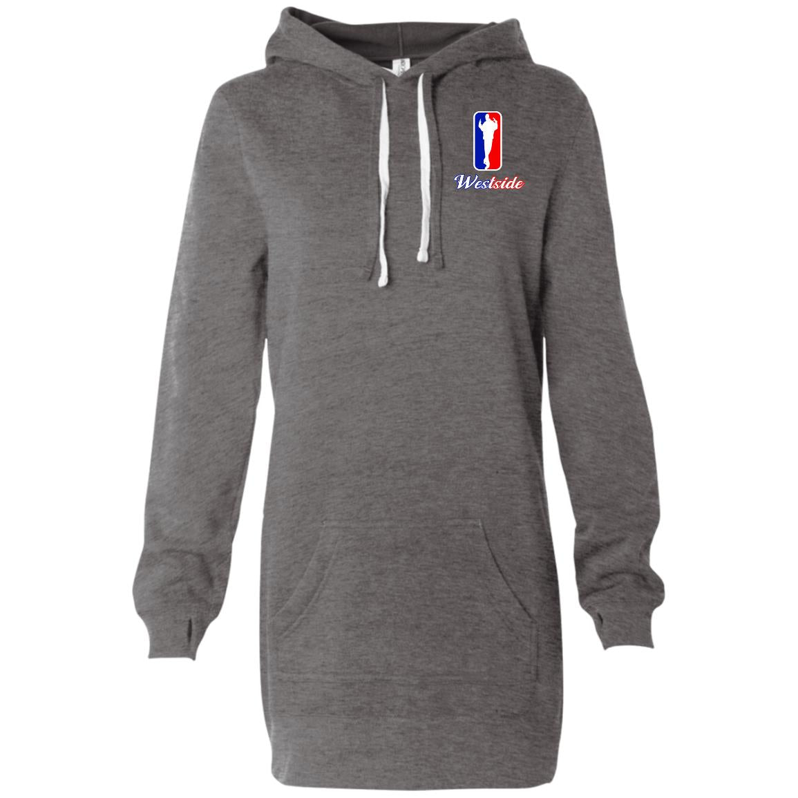 WESTSIDE Women's Hooded Pullover Dress