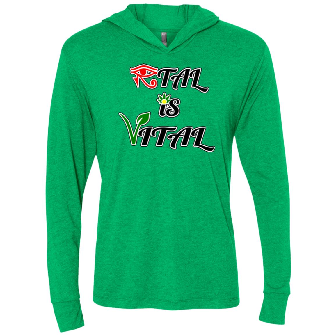 Ital Is Vital Unisex LS Hooded T-Shirt