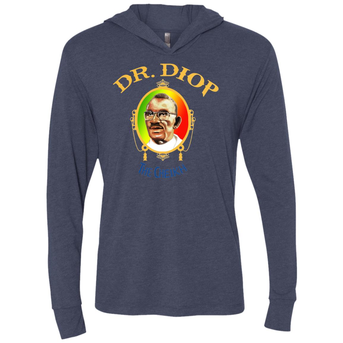 Dr.Diop Unisex Triblend LS Hooded T-Shirt