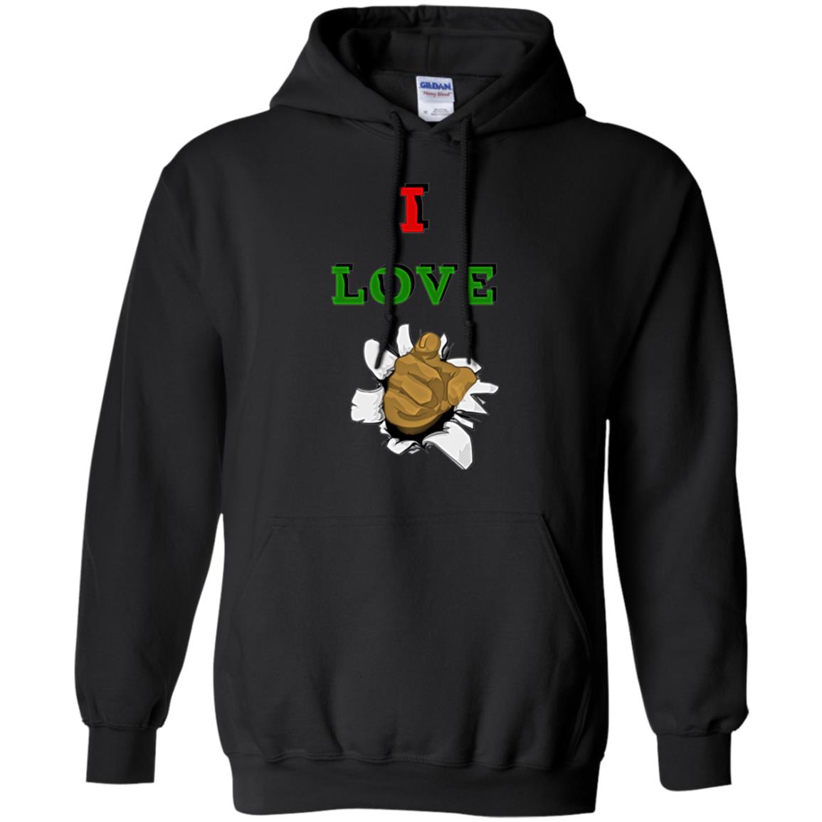 I Love You men Pullover Hoodie