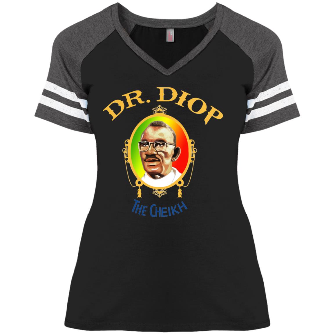 Dr.Diop Ladies V-Neck T-Shirt