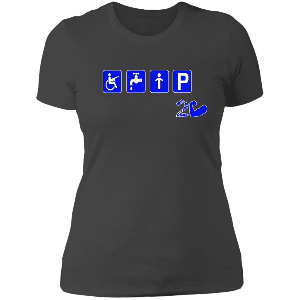 CRIP 2 HARD Ladies' T-Shirt