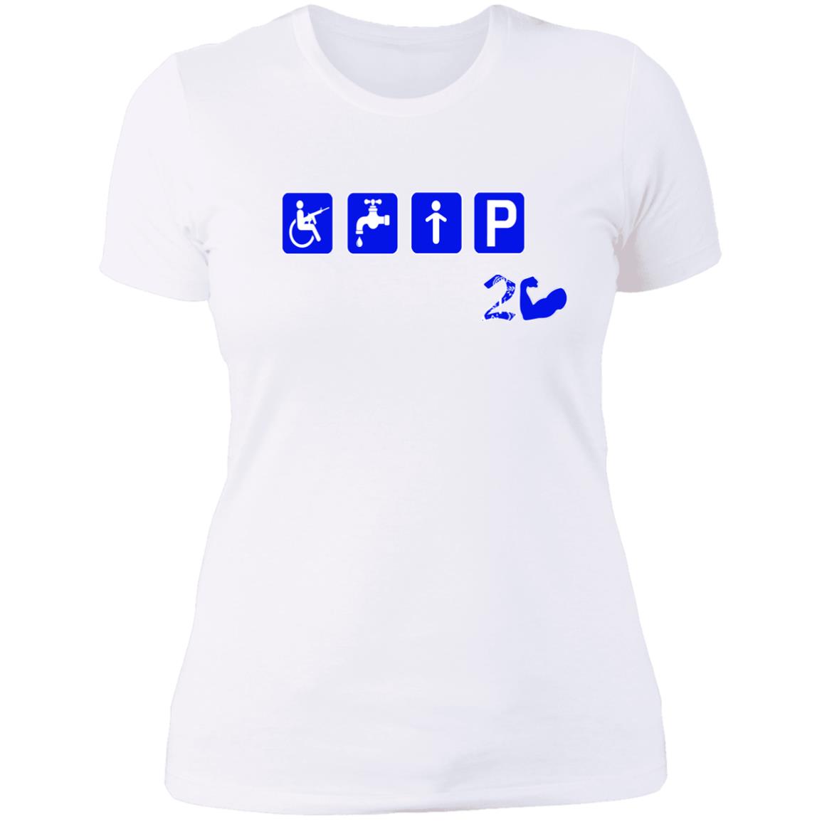CRIP 2 HARD Ladies' T-Shirt