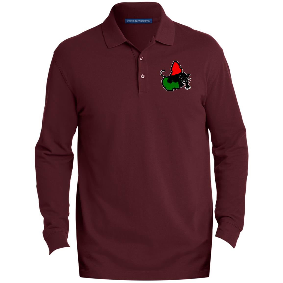 Afrika Panther RBG  Men's LS Polo