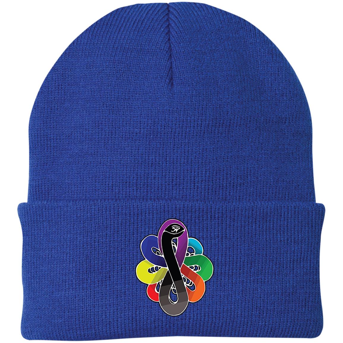 Chackra Snake of creation Knit Cap