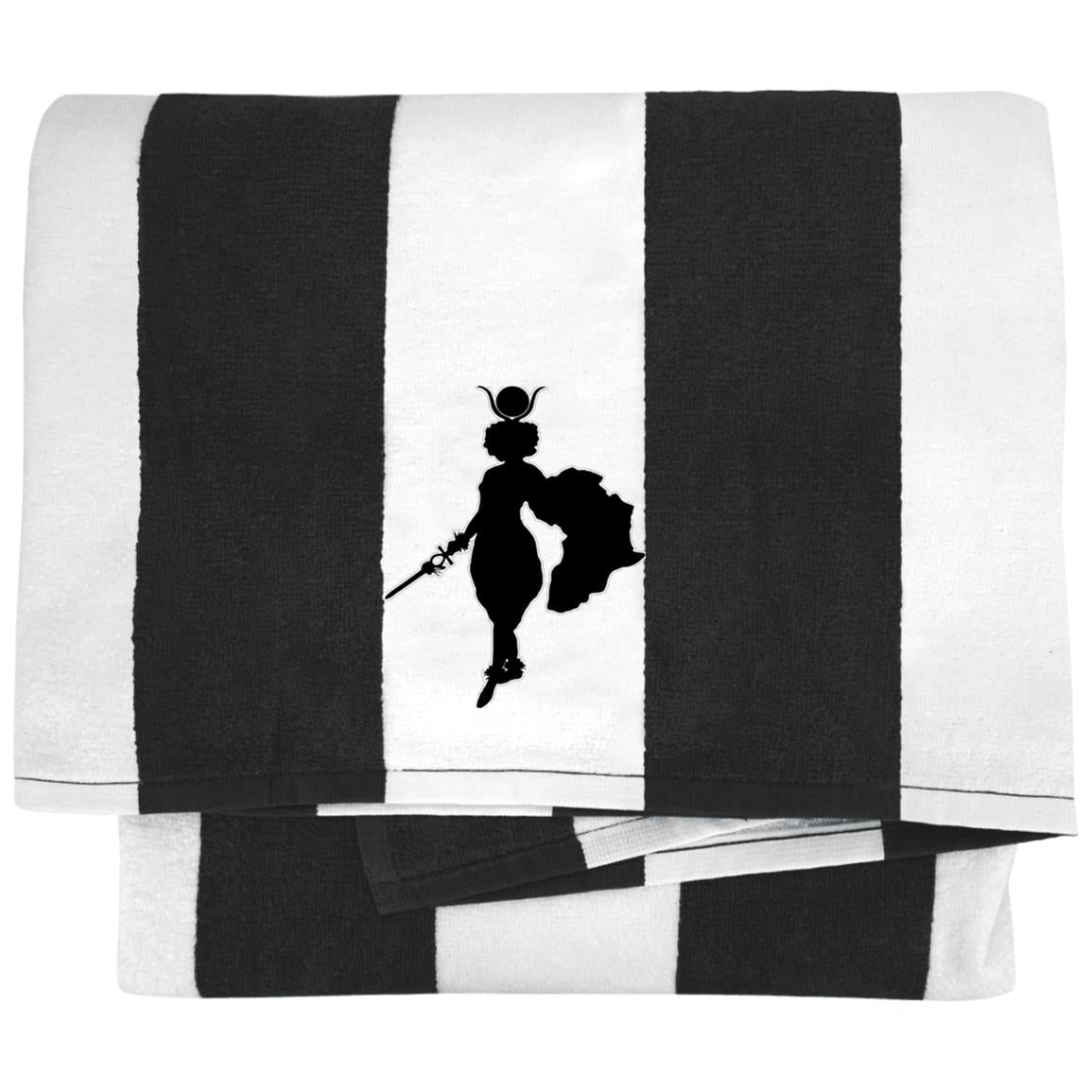 Kween Neferet EM Stripe Beach Towel