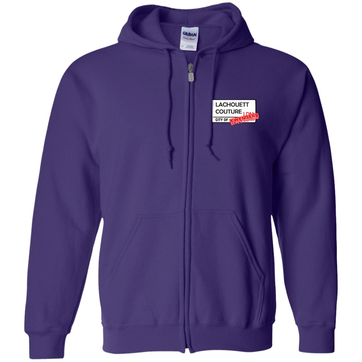 CITY OF KWENGERS Zip Up Hooded Sweatshirt