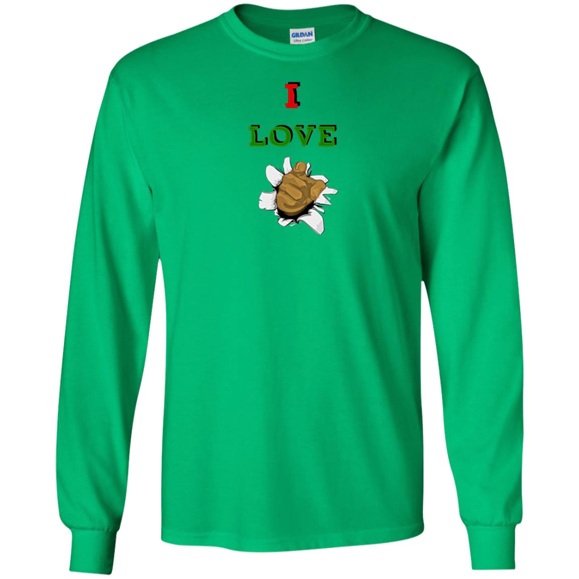 I Love You men LS T-Shirt
