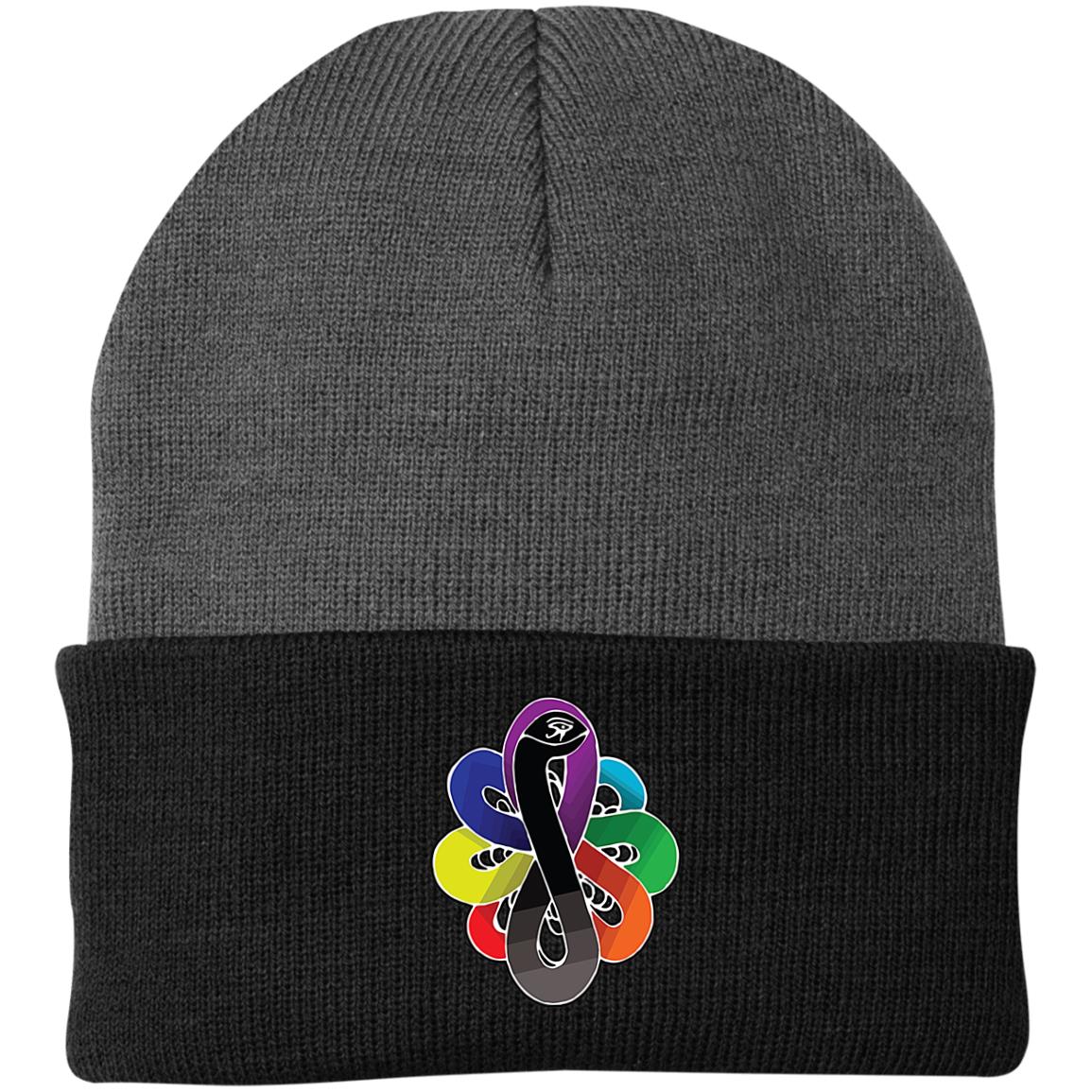 Chackra Snake of creation Knit Cap