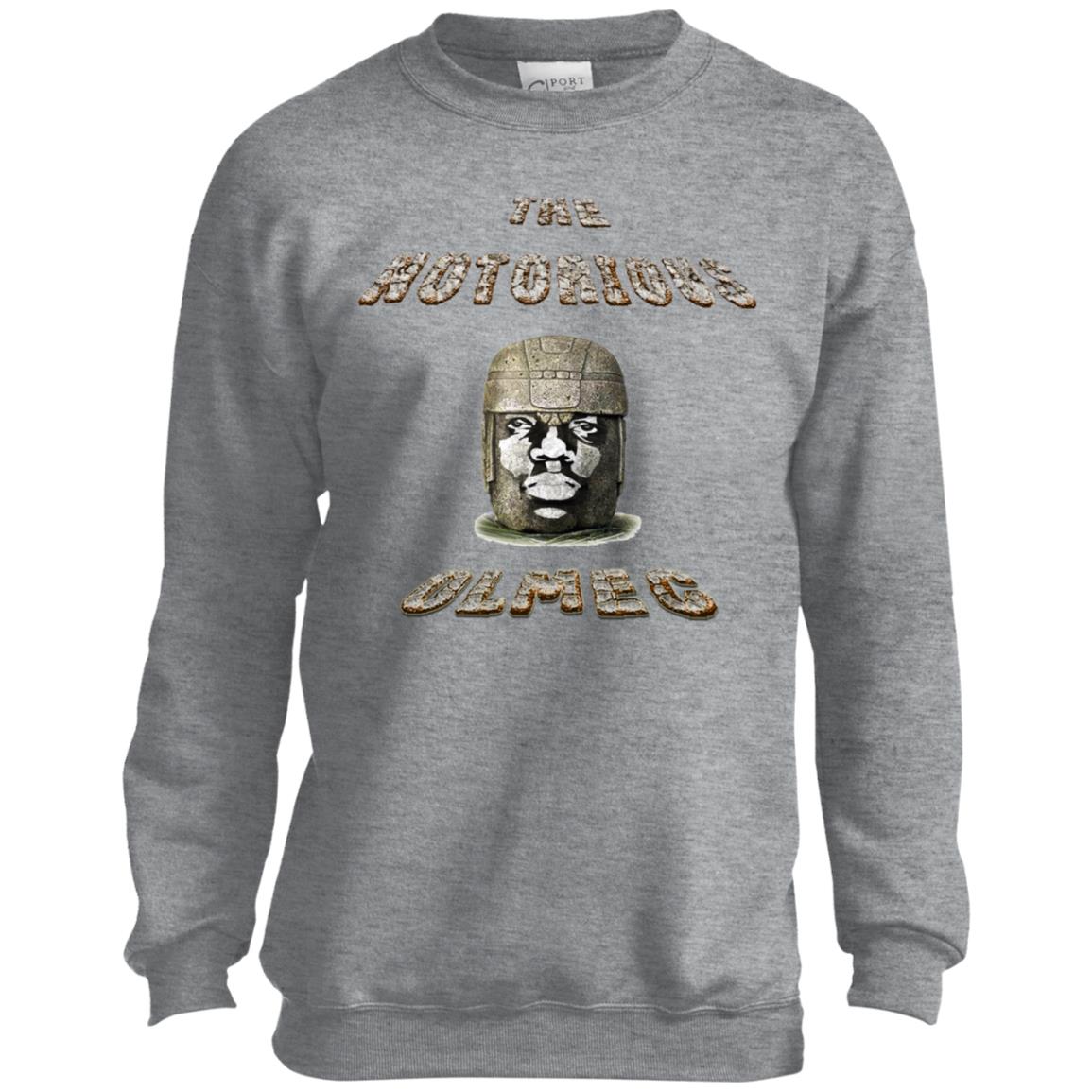 The Notorious Olmec Youth Crewneck Sweatshirt