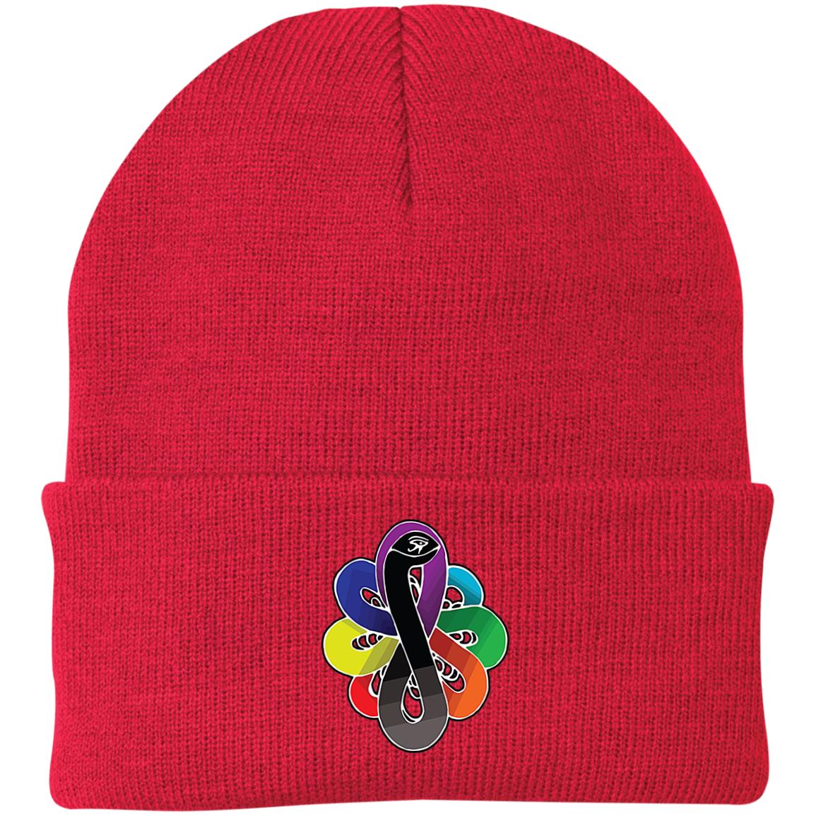 Chackra Snake of creation Knit Cap