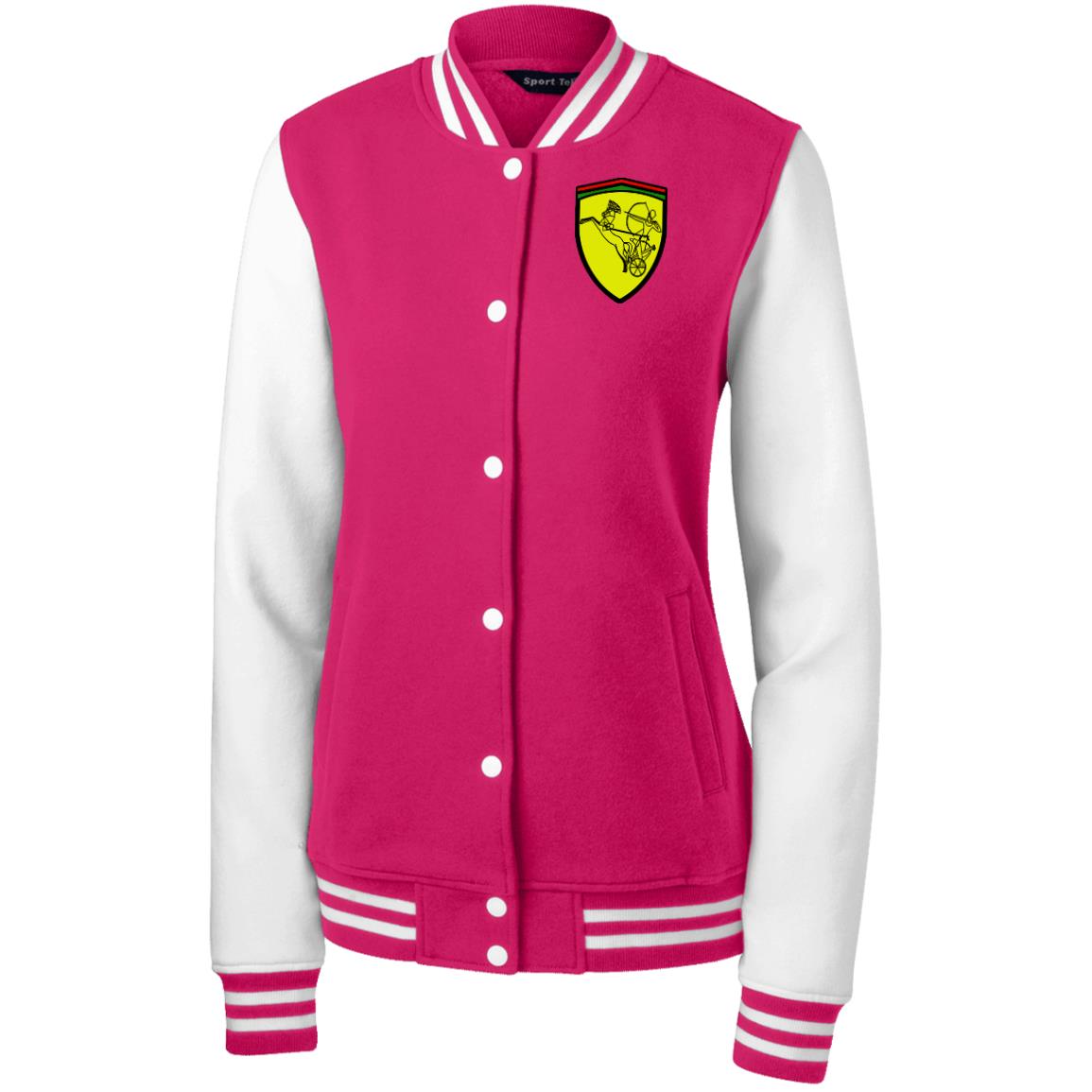 Ramses II Victory EMB Women's Fleece Letterman Jacket