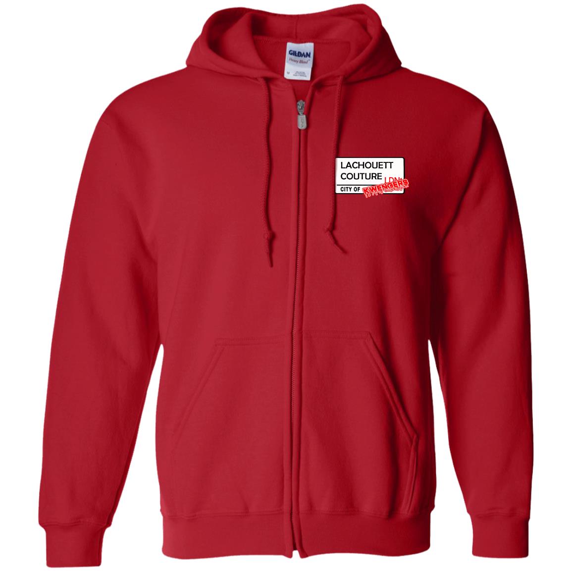 CITY OF KWENGERS Zip Up Hooded Sweatshirt