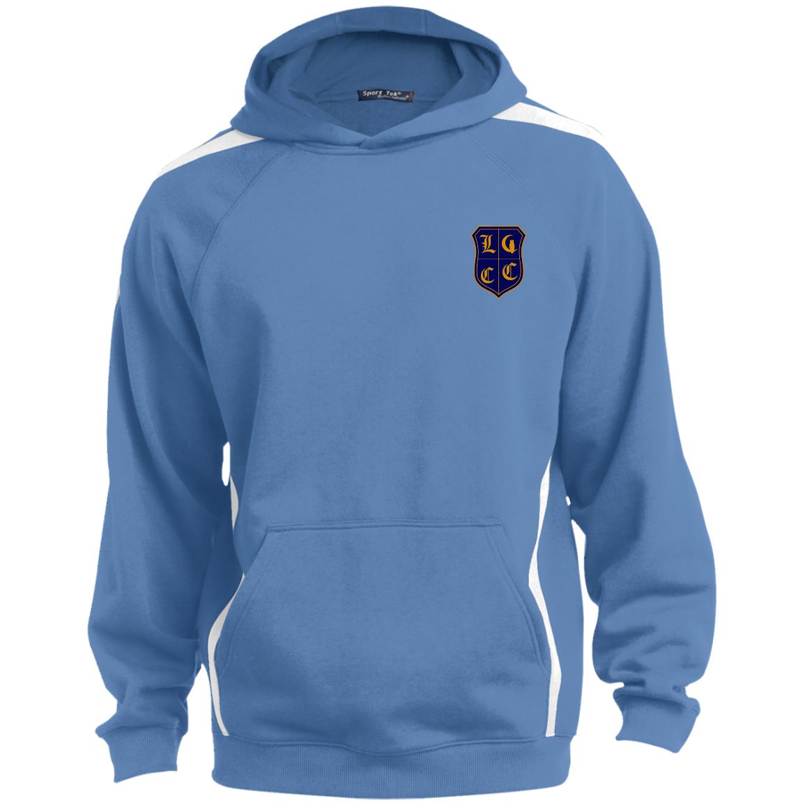 LCC Royal DTG Sleeve Stripe Sweatshirt Lined Hood