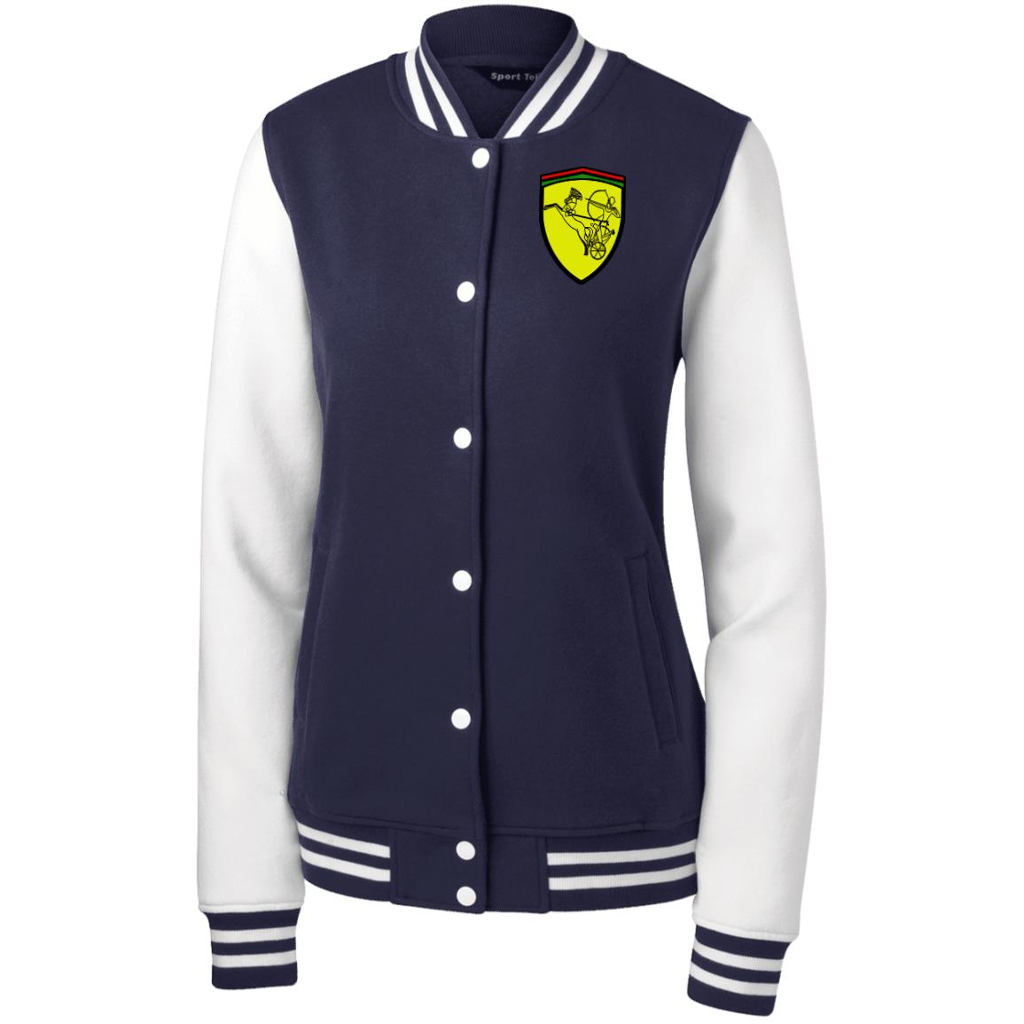 Ramses II Victory EMB Women's Fleece Letterman Jacket