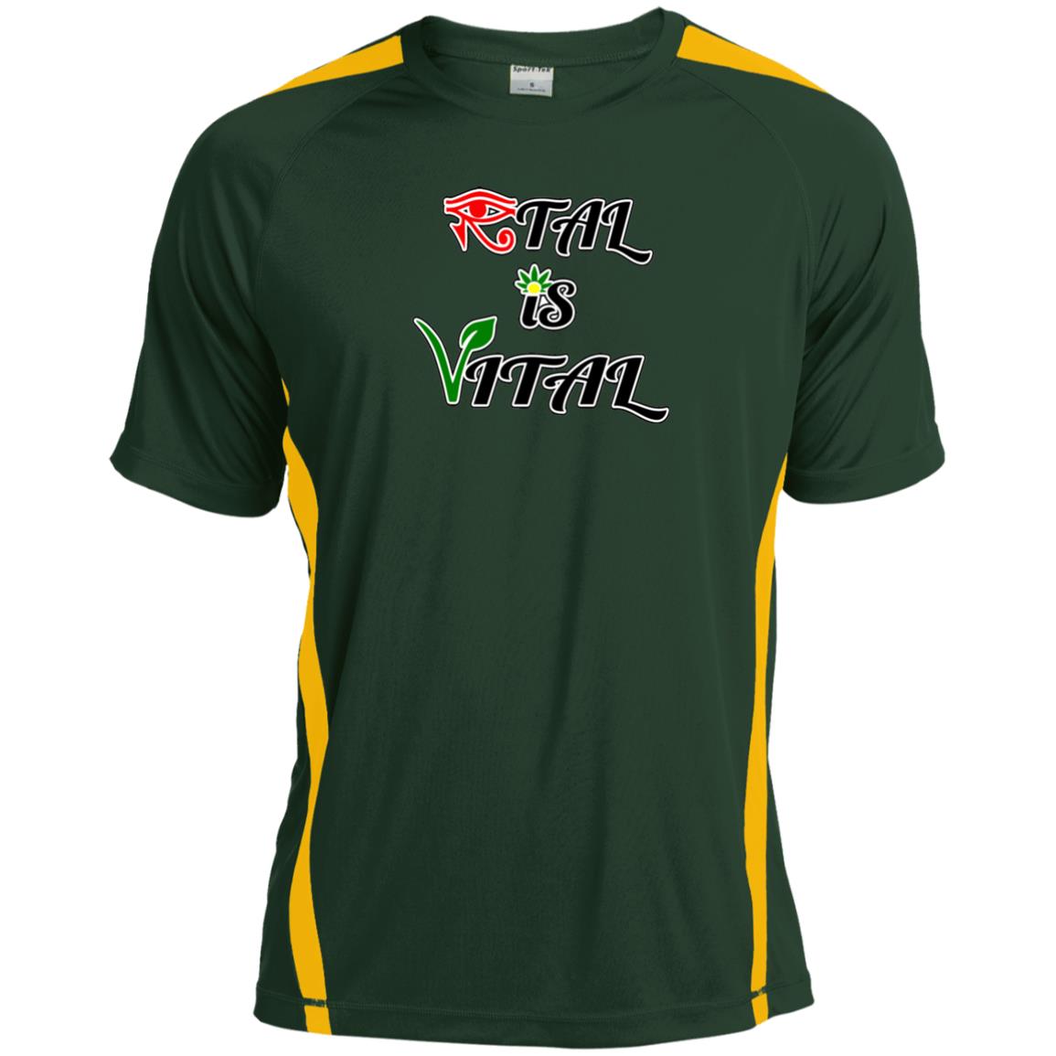 Ital Is Vital Sport-Tek Dry Zone Crew