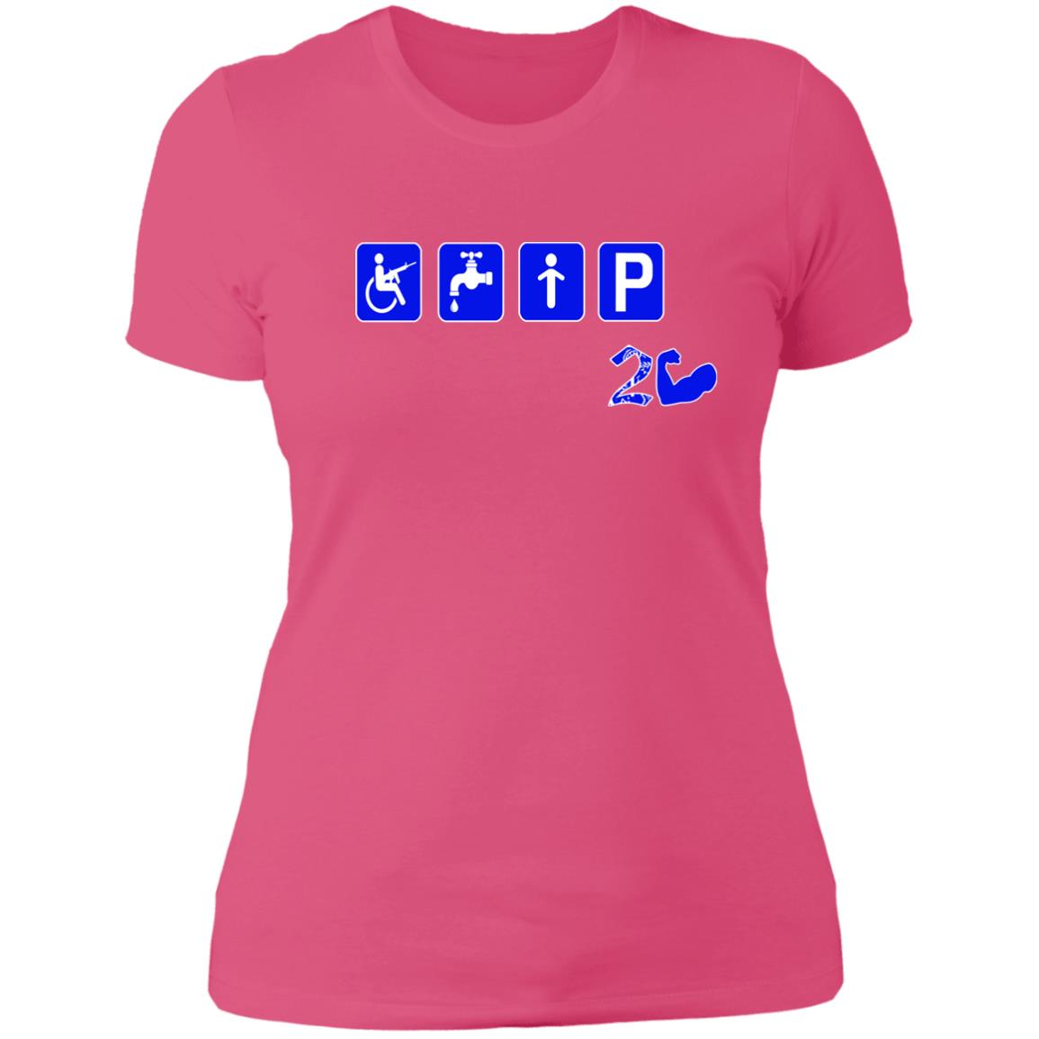 CRIP 2 HARD Ladies' T-Shirt
